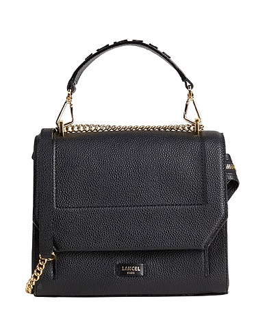 LANCEL Handbag Black Cowhide