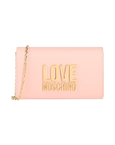 LOVE MOSCHINO Across-body bag Light pink 100% Polyurethane