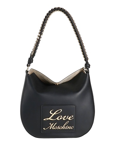 LOVE MOSCHINO Handbag Black 100% Polyurethane