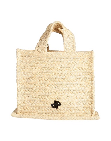 PATOU Handbag Beige 100% Natural raffia, Polyester