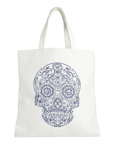 JUNYA WATANABE COMME des GARÇONS Shoulder bag White 65% Cotton, 35% Polyester, Cowhide