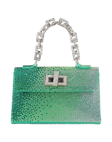 GEDEBE Handbag Emerald green Textile fibres