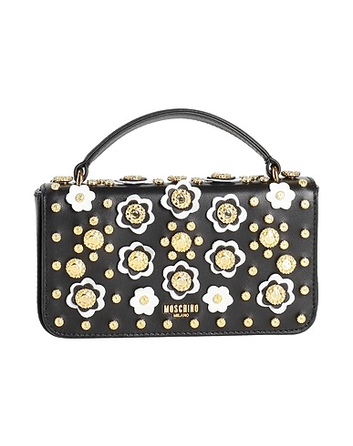 MOSCHINO Handbag Black Leather