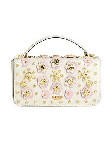 MOSCHINO Handbag Beige Leather