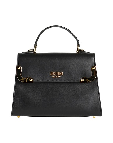 MOSCHINO Handbag Black Leather