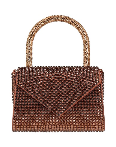 GEDEBE Handbag Chocolate brown Textile fibers