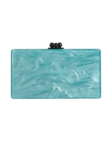 EDIE PARKER Handbag Turquoise 100% Acrylic