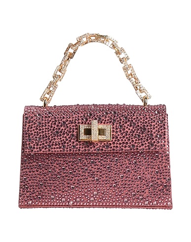 GEDEBE Handbag Antique rose Textile fibres, Crystal