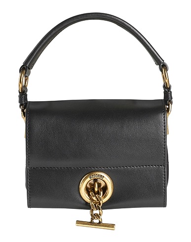 MOSCHINO Handbag Black Leather