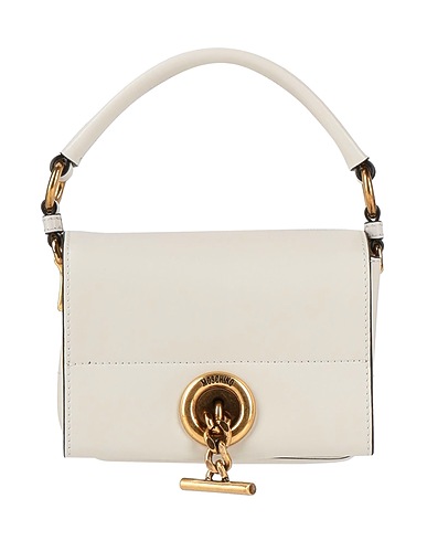 MOSCHINO Handbag Light grey Leather