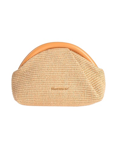 JW ANDERSON Handbag Camel Leather, Textile fibres