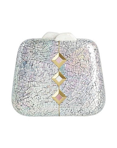 NATHALIE TRAD Borsa a mano Grigio chiaro Fibre sintetiche