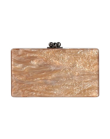 EDIE PARKER Handtasche Sand Plastik, Synthetischer Bast