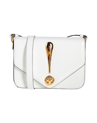 MOSCHINO Across-body bag White Leather