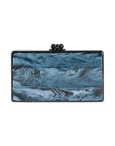 EDIE PARKER Handbag Midnight blue Acrylic, Textile fibres