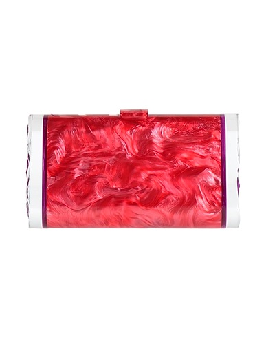 EDIE PARKER Handbag Coral 100% Acrylic
