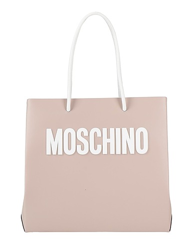 MOSCHINO Handbag Taupe Leather