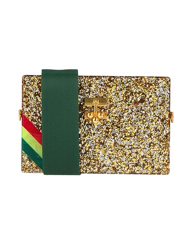EDIE PARKER Across-body bag Gold 100% Acrylic
