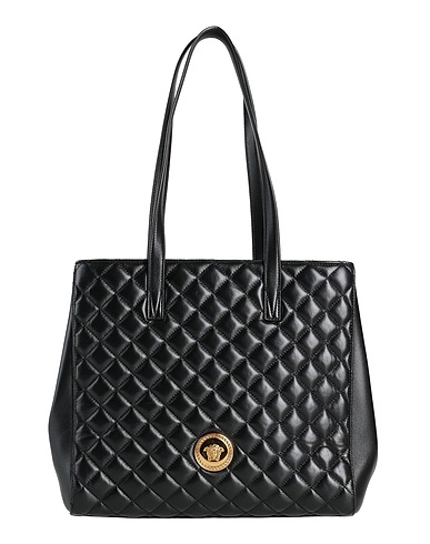 VERSACE Borsa a spalla Nero 100% Pelle di agnello