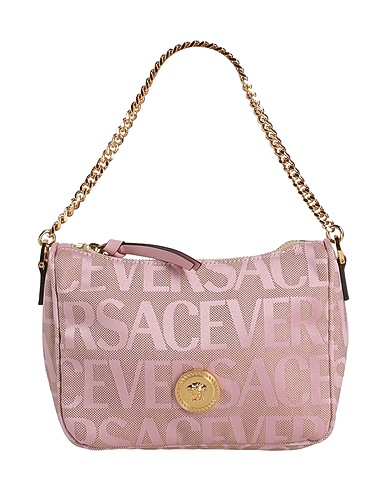 VERSACE Handbag Pink 60% Polyester, 40% Cotton