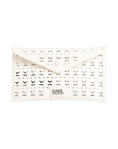 KARL LAGERFELD Handbag Ivory 100% Polyurethane