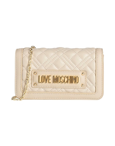 LOVE MOSCHINO Handbag Light grey 100% Polyurethane