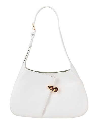 COCCINELLE Borsa a spalla Bianco Pelle