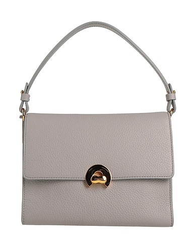 COCCINELLE Handbag Light grey Leather