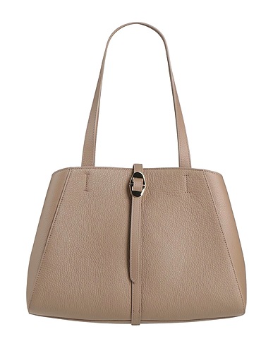COCCINELLE Shoulder bag Grey Leather