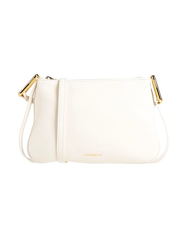 COCCINELLE Cross-body bags Ivory Leather
