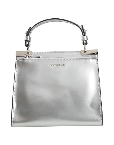 COCCINELLE Handbag Silver Leather
