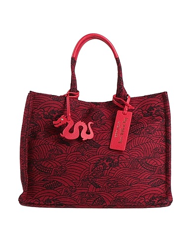 COCCINELLE Handbag Red Textile fibres