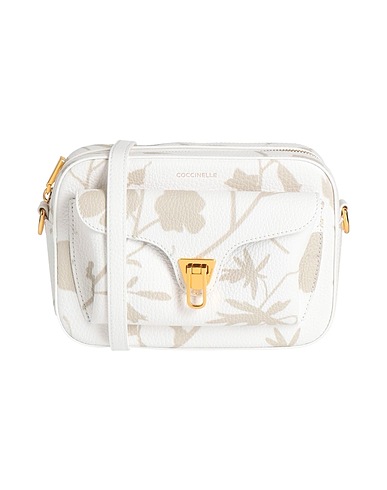 COCCINELLE Borsa a tracolla Bianco Pelle