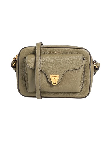 COCCINELLE Borsa a tracolla Verde militare Pelle