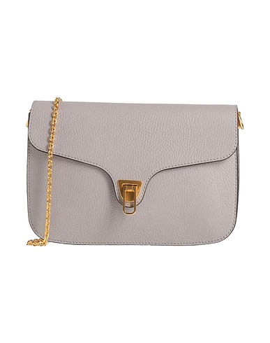 COCCINELLE Cross-body bags Grey Leather