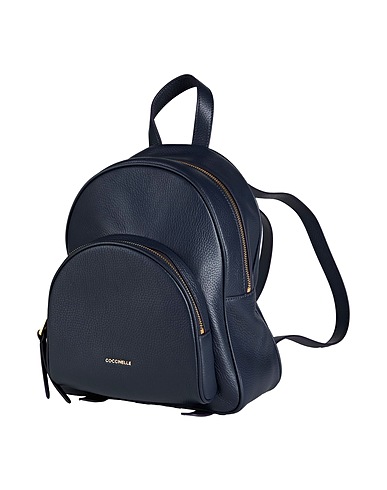 COCCINELLE Rucksacks Navy blue Leather
