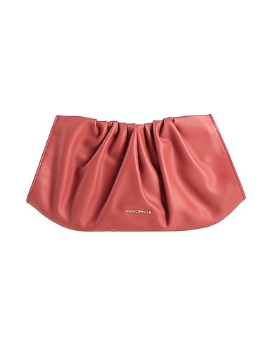 COCCINELLE Borsa a mano Mattone Pelle