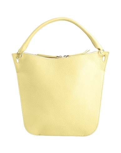 COCCINELLE Handbag Pastel yellow Leather