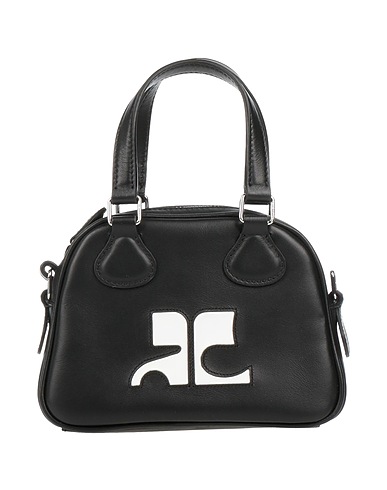 COURRÈGES Handbag Black 100% Cowhide