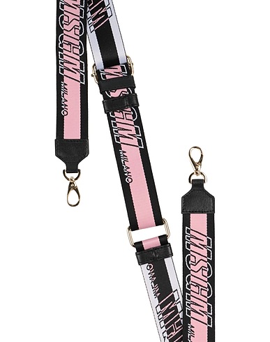 MSGM Bag accessories & charms Pink 95% Polyester, 5% Cow leather