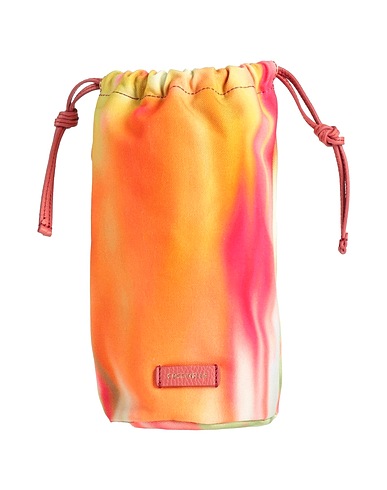 COCCINELLE Handbag Orange Textile fibres