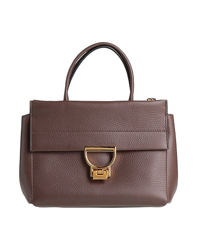 COCCINELLE Handbag Chocolate brown Leather