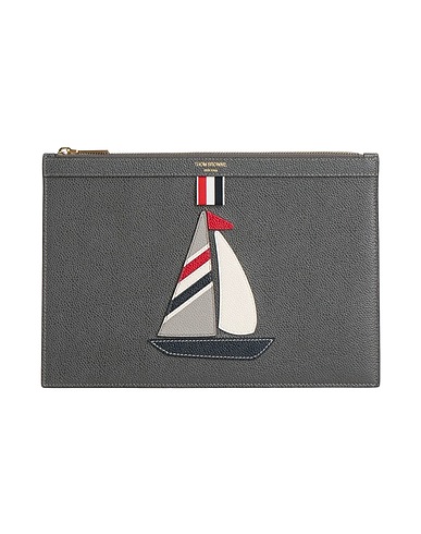 THOM BROWNE Handbag Grey Leather