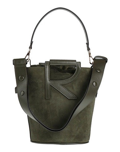 ROGER VIVIER Handbag Military green Leather