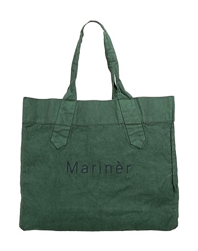 BARENA Handbag Dark green 100% Cotton