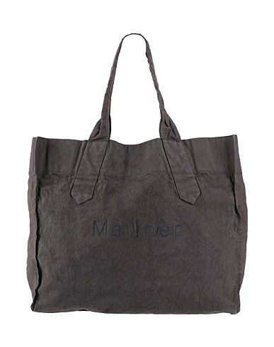 BARENA Handbag Charcoal 100% Cotton