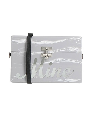EDIE PARKER Across-body bag Grey Acrylic