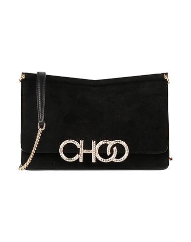 JIMMY CHOO Across-body bag Black Leather