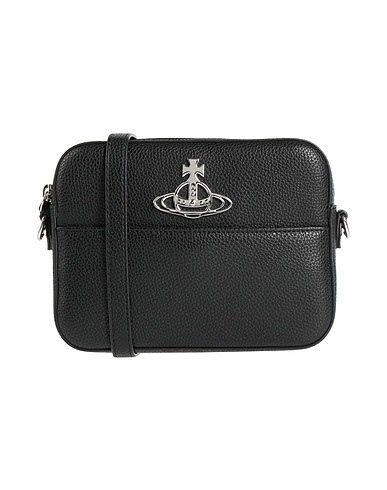 VIVIENNE WESTWOOD Cross-body bags Black Textile fibers