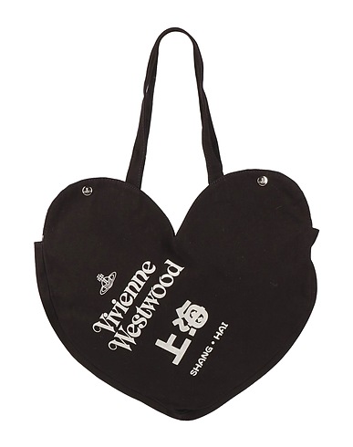 VIVIENNE WESTWOOD Shoulder bag Black Textile fibers